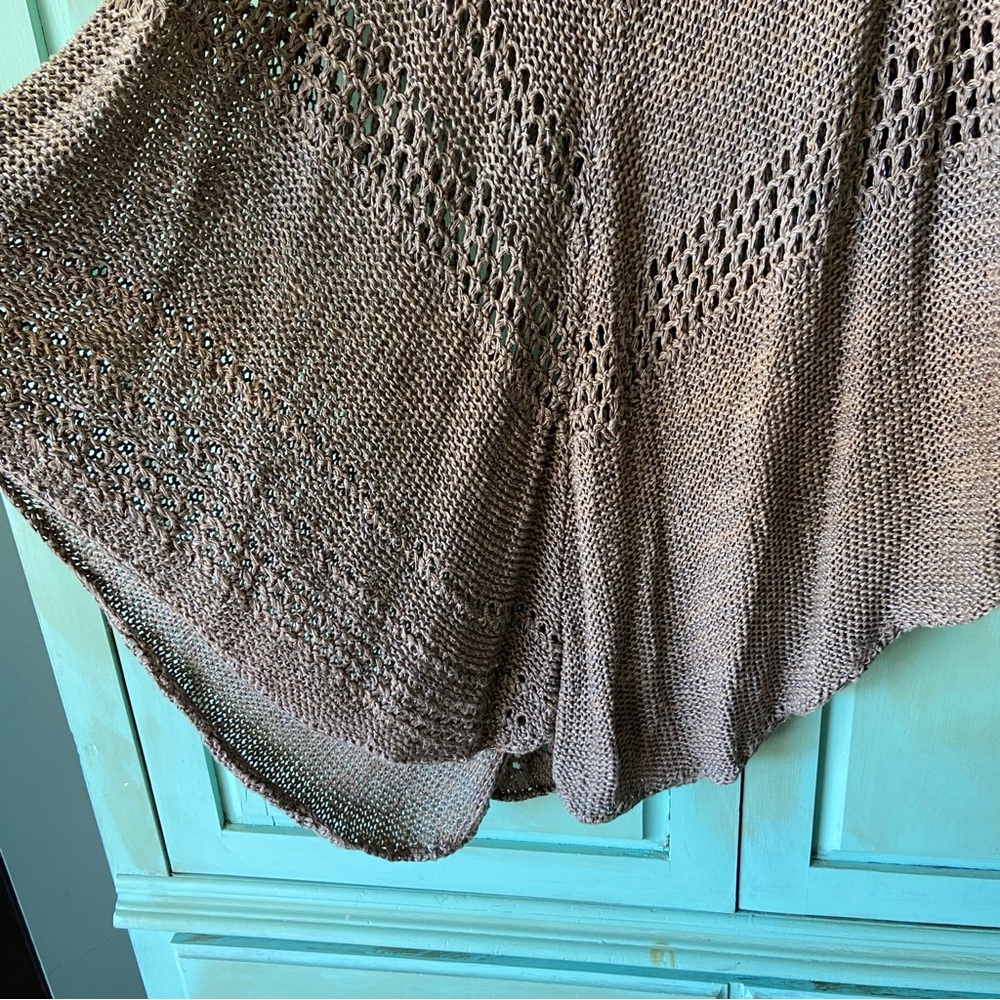 Free people oversized boho knit sleeveless top - Picture 3 of 6